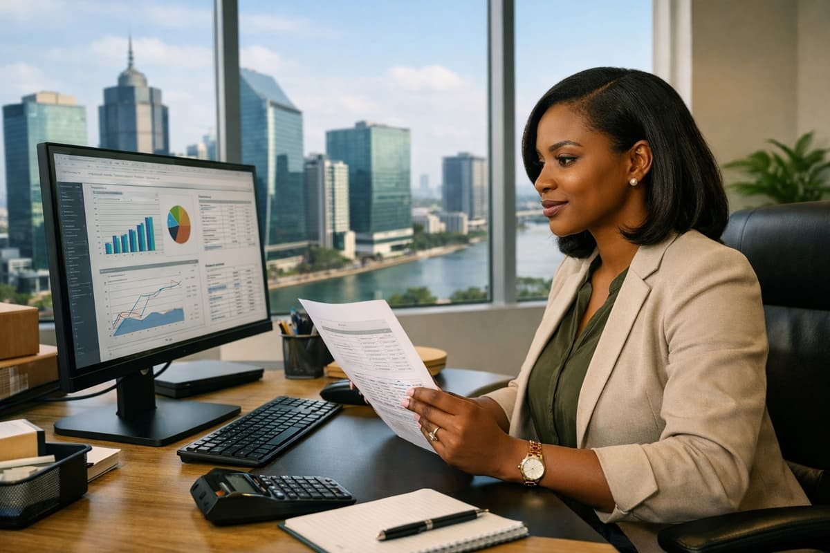 Enterprise buyer reviewing supply chain finance